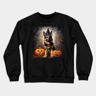 German Shepherd Halloween Crewneck Sweatshirt